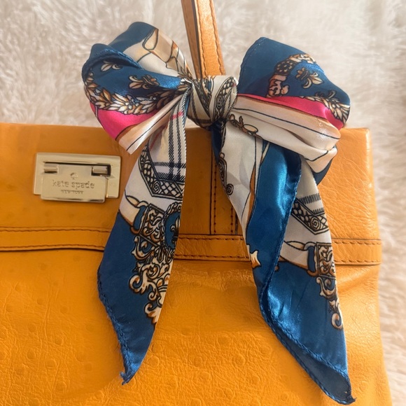 Kate Spade New York Windsor Square Gabrielle Ostrich Embossed Leather Tote - Picture 2 of 16